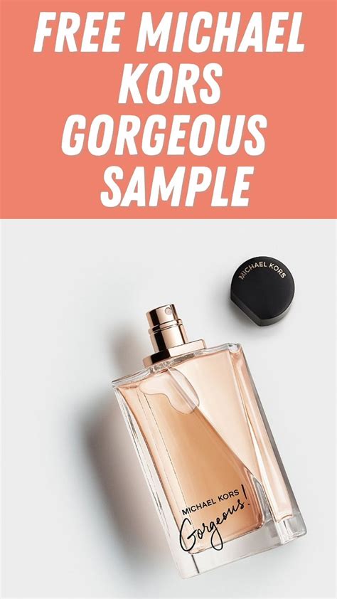 michael kors gorgeous free sample|Michael Kors perfume purse spray.